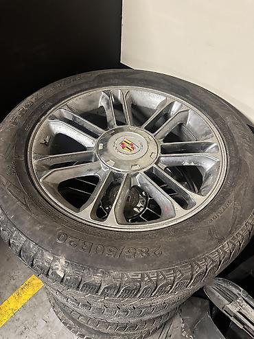 cadi: Колеса в сборе 285 / 50 / R 20, Б/у, Комплект, Внедорожные (АТ/МТ), Литые — 1