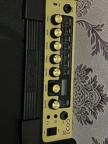 Gitara gücləndiriciləri: Marshall CODE 25 (25W) gitar kombo gücləndirici + Marshall CODE — 6