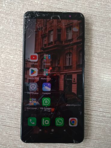 note 3: Xiaomi, Redmi Note 5, Б/у, 32 ГБ, цвет - Черный, 2 SIM