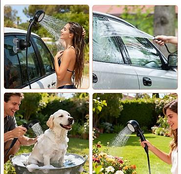 баня душ: Походный переносной душ с аккумулятором Electric Outdoor Shower Душ — 3