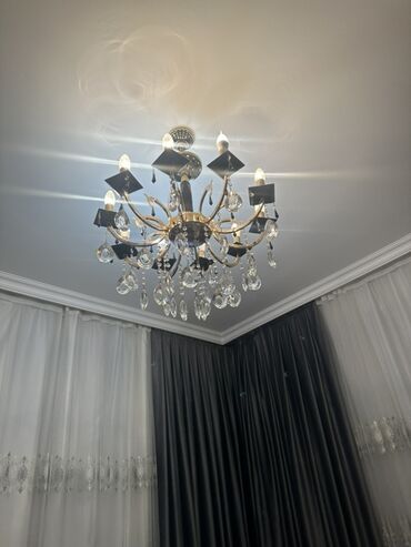 ультрафиолетовая лампа: Çılçıraq, 10 və daha çox lampa, Xrustal