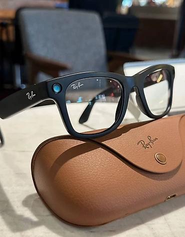 смарт очки с камерой: Солнцезащитные очки очки, Ray-Ban, Унисекс, Вайфареры, Линзы фотохромные, Гибкая оправа, Новый — 4