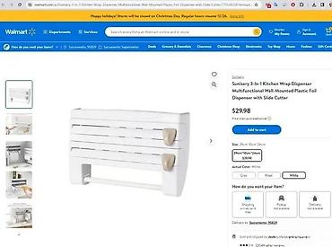 Ostala kuhinjska oprema: Zidni kuhinjski držač/dispencer 3 u 1 - Praktičan organizator za — 10