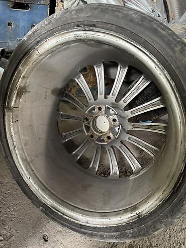 Шиналар жана дисктер: Комплект колес на Mercedes (диски + шины) Разноширокие один диск с — 3