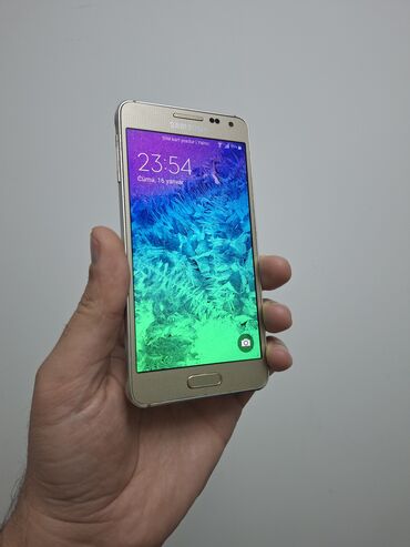 Samsung: Samsung Galaxy Alpha, 32 GB, rəng - Qızılı, Barmaq izi — 2