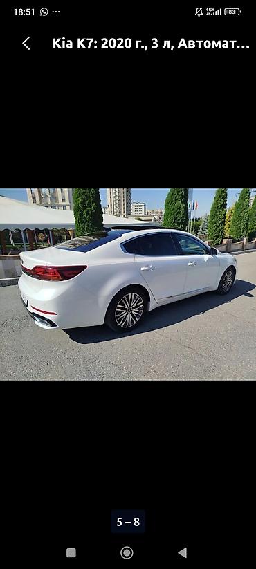 camry 2011: Kia K7: 2020 г., 3 л, Автомат, Газ, Седан — 5