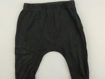spodnie komunijne czarne: Spodnie dresowe, Fox&Bunny, 6-9 m, stan - Bardzo dobry