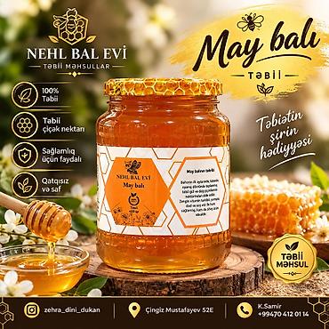 zogal murəbbəsi qiyməti: Nehıl Bal Evi – Təbii May balı Məhsul: Təbii May balı Tərkibi: 100% — 1