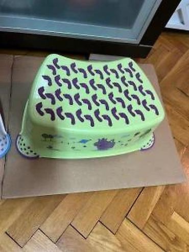 Ostali dečiji nameštaj: Dečiji dvostepenička/klupica za penjanje - Stabilna plastična klupica — 14