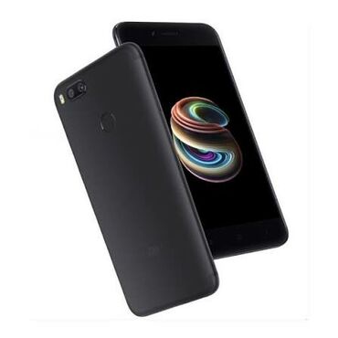 Xiaomi Mi A1, 64 ГБ, цвет - Черный, 
 Сенсорный, Отпечаток пальца, Две SIM карты