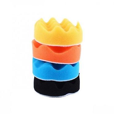 muzika za kola: SET 4 RELJEFNA SUNDJERA FI 100MM | Set 4 kom reljefna sundjera — 1