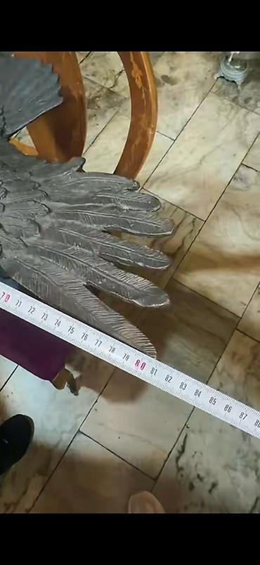 statuetka heykel: Fiqur, Metal, rəng - Qara — 5