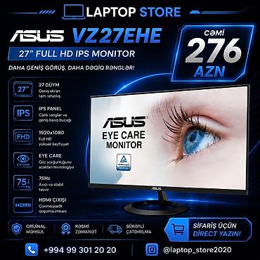 ASUS VZ27EHE 27" Full HD IPS Monitor – 276 AZN 🖥️ ASUS VZ27EHE 27 lalafo.az -da ASUS VZ27EHE 27" Full HD IPS Monitor – 276 AZN 🖥️ ASUS VZ27EHE 27