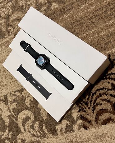 apple watch цены в бишкеке: Продаю Apple Watch Series 5 40mm Space Grey. Полный комплект с