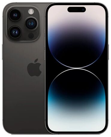 Apple iPhone: IPhone 14 Pro, Б/у, 128 ГБ, Черный, Зарядное устройство, 84 %