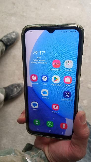 not 10 lite: Samsung Galaxy A23 5G, 128 GB, rəng - Göy, Barmaq izi — 3