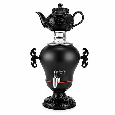Все для дома и сада: №: 5063 Məhsulun adı: Samovar Silver SL-0045, 3.5 l, 2200 W, qara — 2