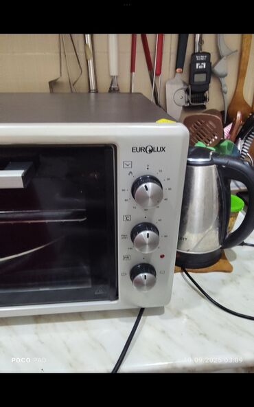 Duxovkalar: Duxovka Eurolux, Elektrik, rəng - Boz, Ayrıca dayanan — 13