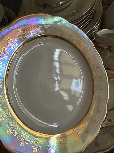 Наборы посуды: Богато и изысканно! Перламутр с позолотой! 😍 Новый столовый сервиз на — 8