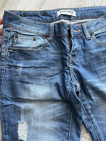 Другая женская одежда: Все джинсы по 500 сом Размер S. Италия 1) Сиренево-розовые джинсы — 7