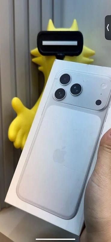 IPhone 17 Pro Max, Новый, 256 ГБ, Белый, Коробка