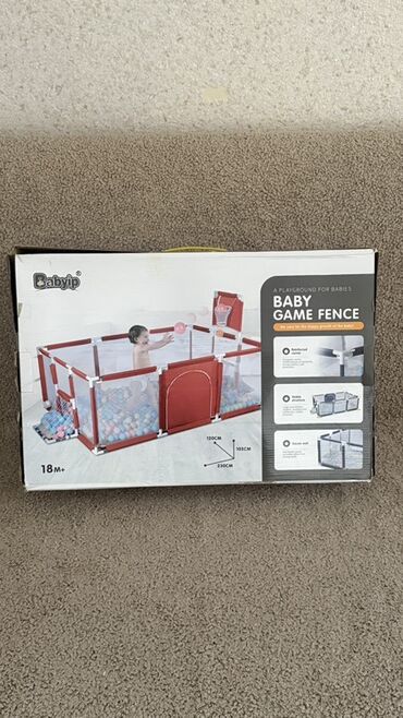 детские вещи с: Состояние отличное 🔥Манеж Babyfy для игр с баскетбольным кольцом