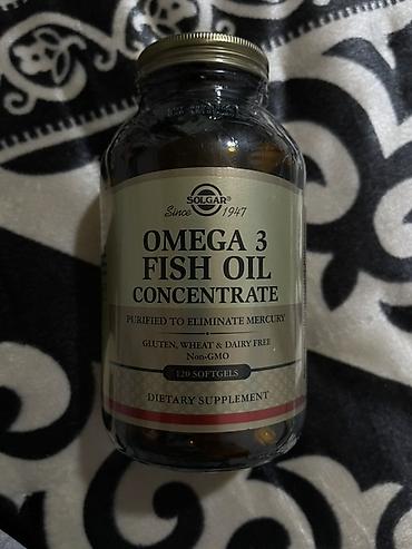 Сулуулук жана ден соолук: Solgar Omega 3 Fish Oil Concentrate — концентрат рыбьего жира в мягких — 1