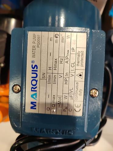 iş alətləri: MARQUIS MKP62 su nasosu - Tip: Mərkəzdənqaçma (centrifugal) su — 3