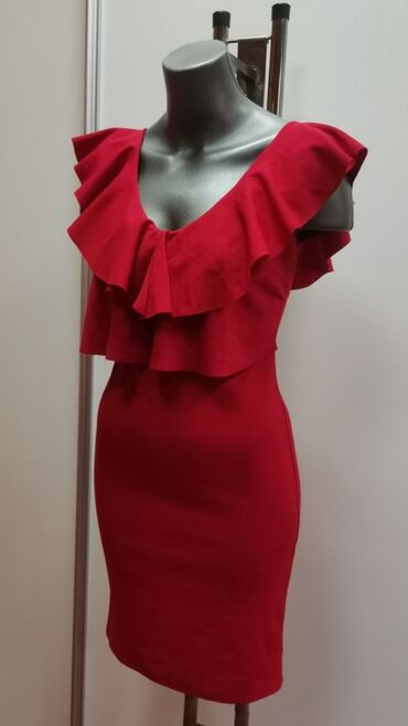 krema za lice sa retinolom i vitaminom c: New Look S (EU 36), color - Red, Cocktail, Without sleeves