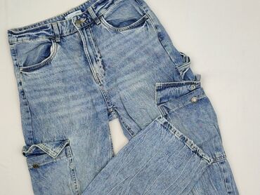 woskowane legginsy z wysokim stanem zara: Sinsay, Jeansy damskie, rozmiar M