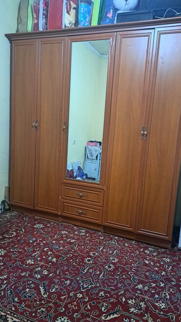 шкаф гардероб в прихожую: Кийим салуучу шкаф, Түз, Жыгач