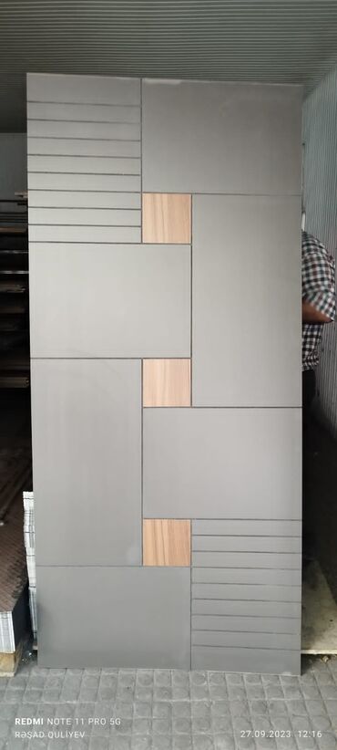 Giriş qapıları: Mənzil üçün Yeni Giriş qapısı 90x205 sm Zəmanətsiz, Ödənişli quraşdırma, Ödənişli çatdırılma — 47