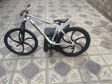 Dağ velosipedləri: Forever MTB velosiped – 26” - Çərçivə: Forever alüminium, ağ-qırmızı — 4