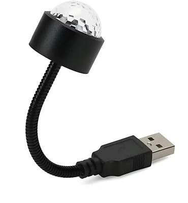 USB Disko İşığı – çevik boyunlu, RGB proyeksiya Məhsul təsviri: - USB