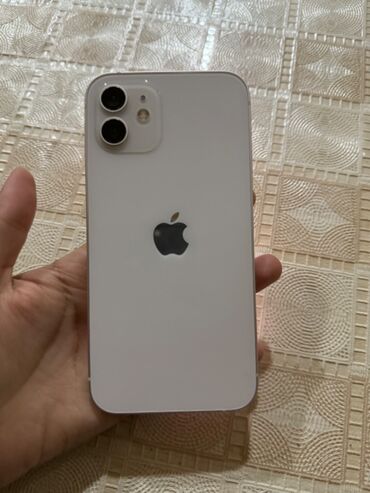 ikinci el iphone 12: IPhone 12, 128 ГБ, Белый, Face ID