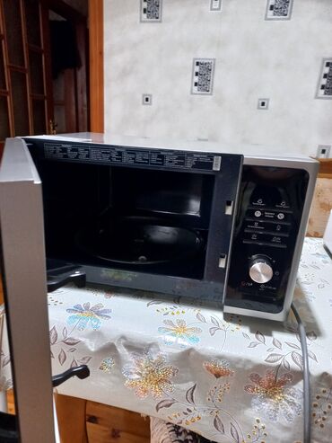 Mikrodalğalı sobalar: Mikrodalğalı soba Samsung, Ayrıca dayanan, Mikrodalğalar ilə, rəng - Gümüşü, İşlənmiş — 11