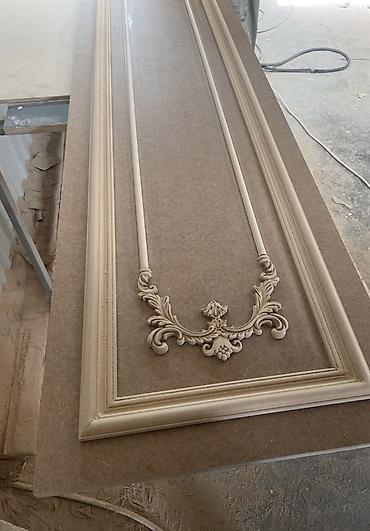 termo panel: Dekorativ MDF panel və fasad həlləri təqdim olunur. Şəkillərdə klassik — 2