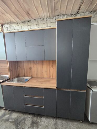 Кухонные гарнитуры: Кухонный гарнитур, Новый, цвет - Белый, ДСП, Бесплатная доставка — 2