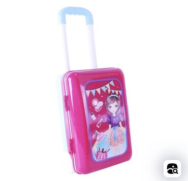 Игрушки: Игровой набор в чемоданчике на колесиках “маленький визажист”, с — 3