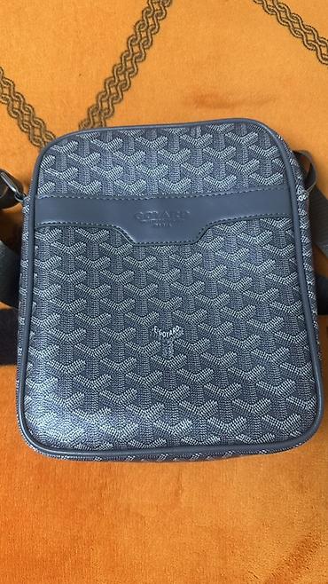 pari: Сумка через плечо Goyard (монограмма Goyardine, серо‑черный цвет). - — 2