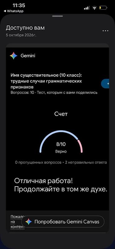 Онлайн‑тест «Имя существительное (10 класс): трудные случаи