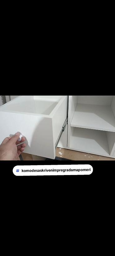 Komode: Komoda sa skrivenim pregradama Se izradjuje u Univera debljine 18mm — 4