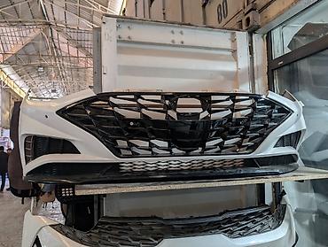 Передний бампер в сборе для Sonata 2021 DN8 . Комплект включает: -