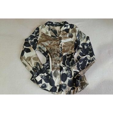 Košulje: Zara, M, Saten, Cvetni, bоја - Šareno — 7