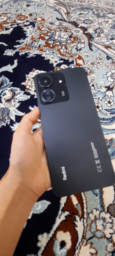 лабабой стекло в телефоне: Redmi, Redmi 13C, Колдонулган, 128 ГБ, түсү - Кара, 1 SIM