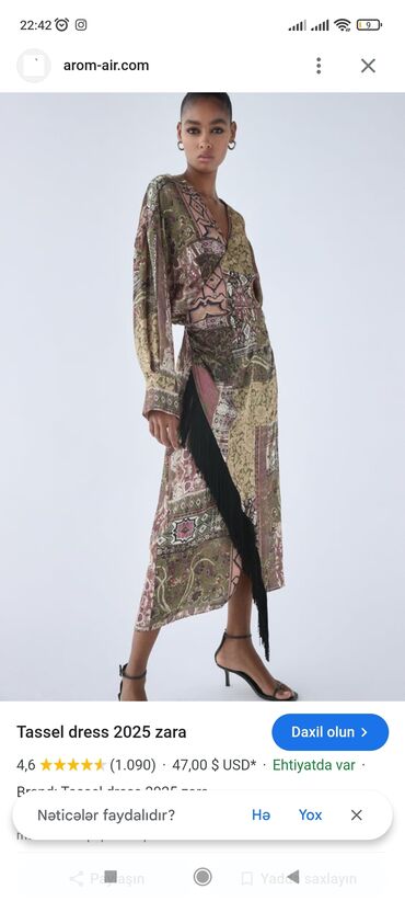 yeni paltarlar: Коктейльное платье, Макси, Zara, M (EU 38)
