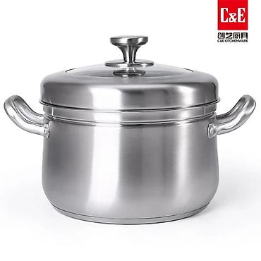 Qazan, rəng - Gümüşü, Paslanmayan polad, 5 l, 22 sm lalafo.az -da Qazan, rəng - Gümüşü, Paslanmayan polad, 5 l, 22 sm