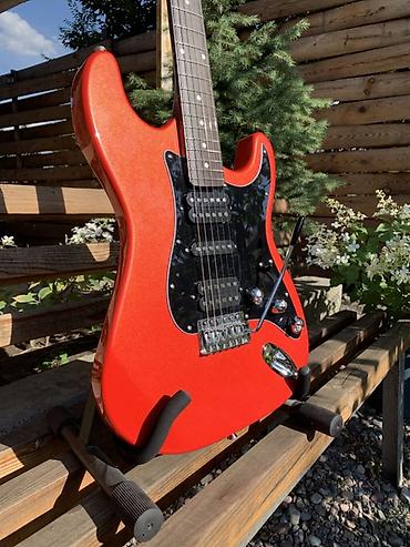 esp ltd: Электрогитара S‑style (HSH) в ярком металлическом красном цвете с — 1