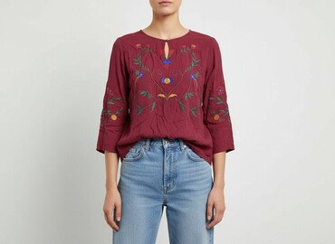 ubrania w stylu boho: ONLY, Bluzka damska, rozmiar S