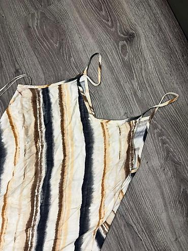 boho tunike: Letnja haljina od viskoze (85%) i lana (15%), veličine 42 — 5